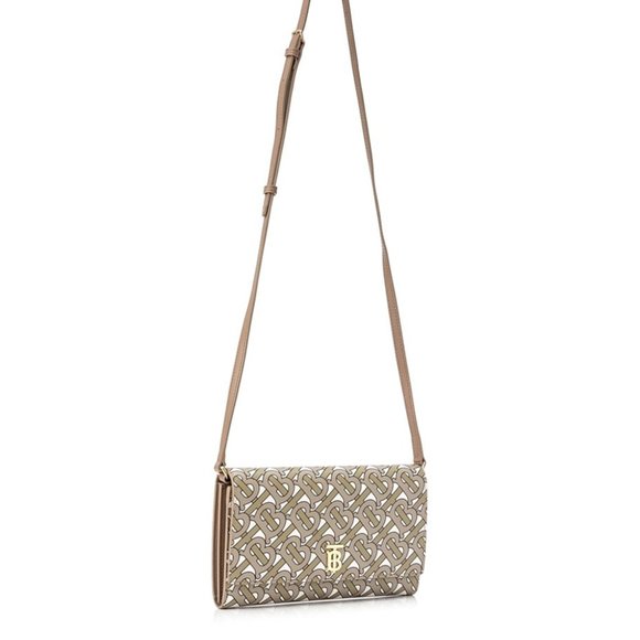NTW BURBERRY HAZELMERE TB MONOGRAM CROSSBODY BAG WALLET - Picture 7 of 8